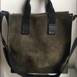 Jack Spade Olive Suede Bag • Never Used •